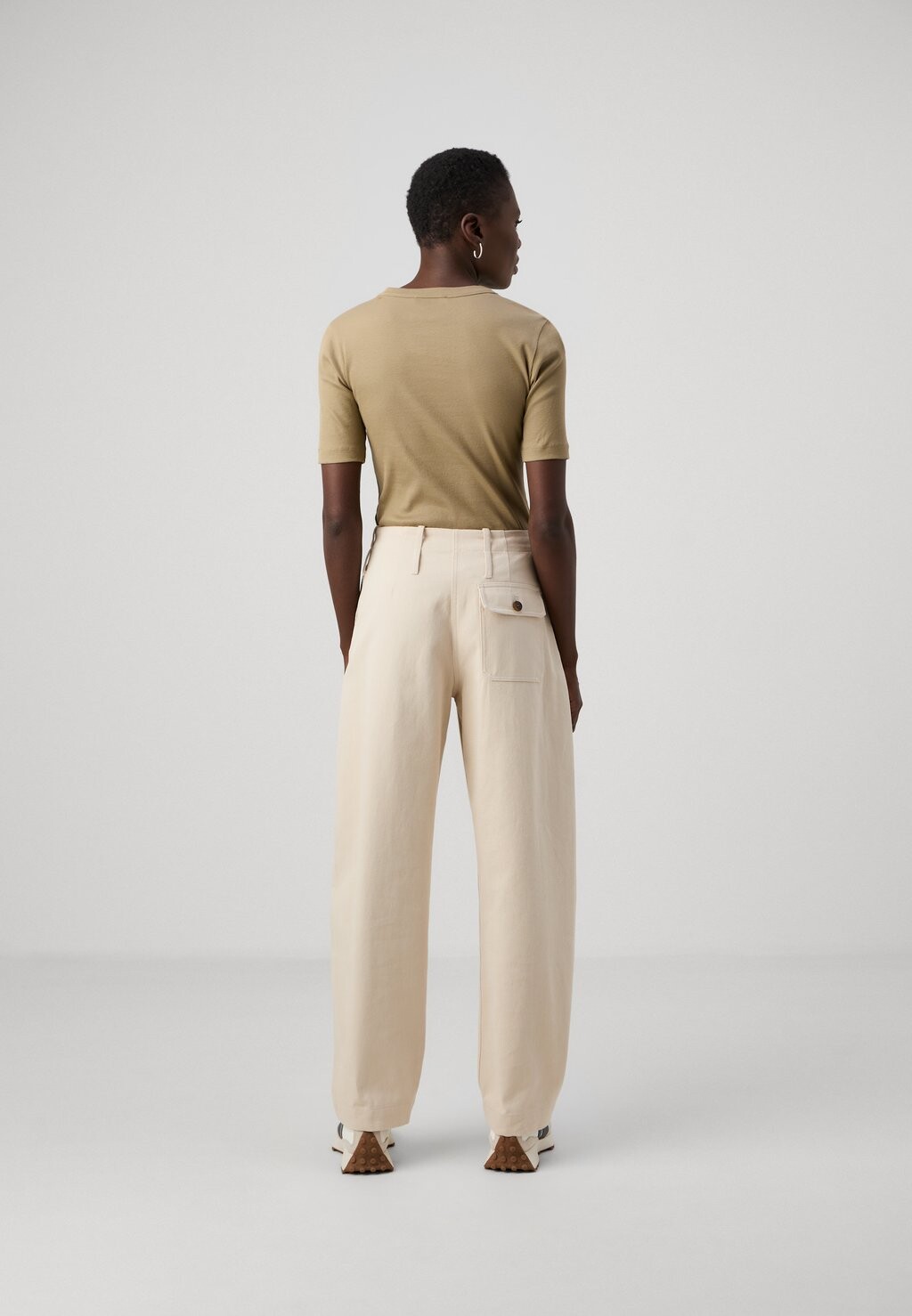 

Джинсы свободного кроя Sadide Trousers Samsøe Samsøe, кремовый