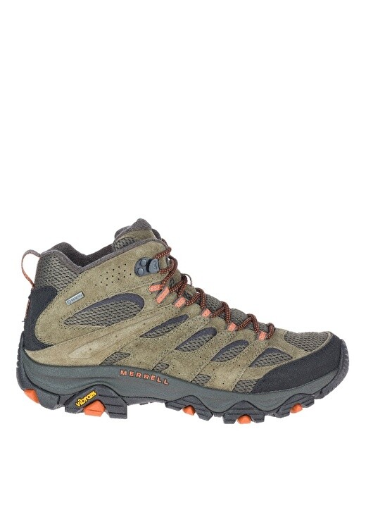 

Зеленые мужские уличные ботинки Merrell, Зеленый