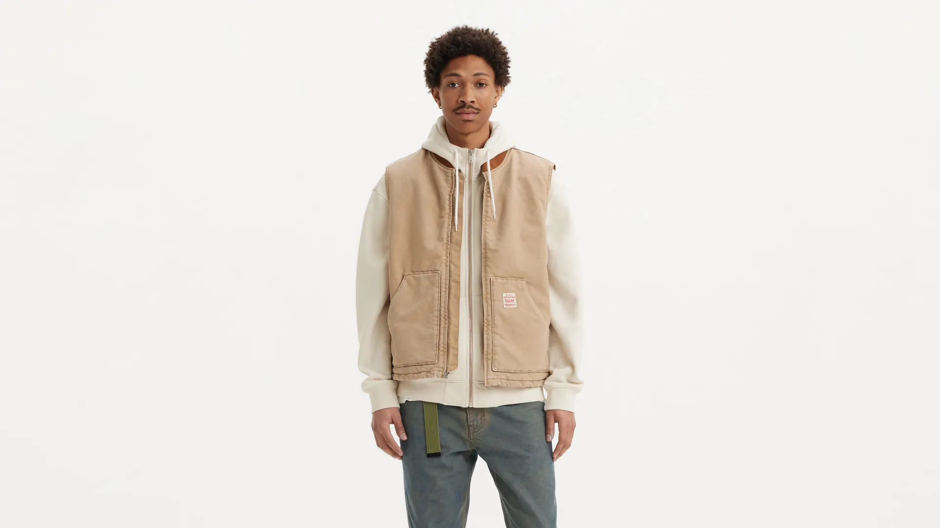

Сансом жилет Levi's, белый