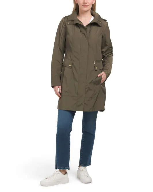 

Складной дождевик Cole Haan, цвет Olive