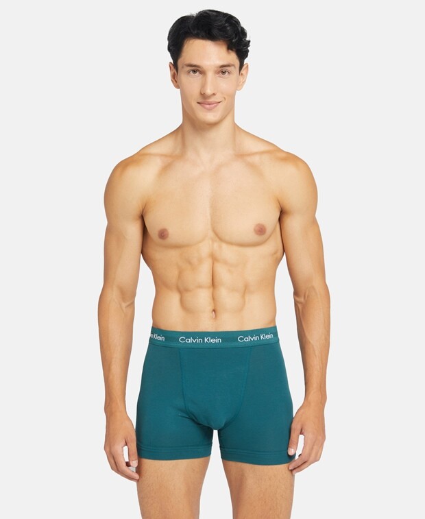 

Шорты-боксеры, комплект из 3 шт. Calvin Klein, темно-синий