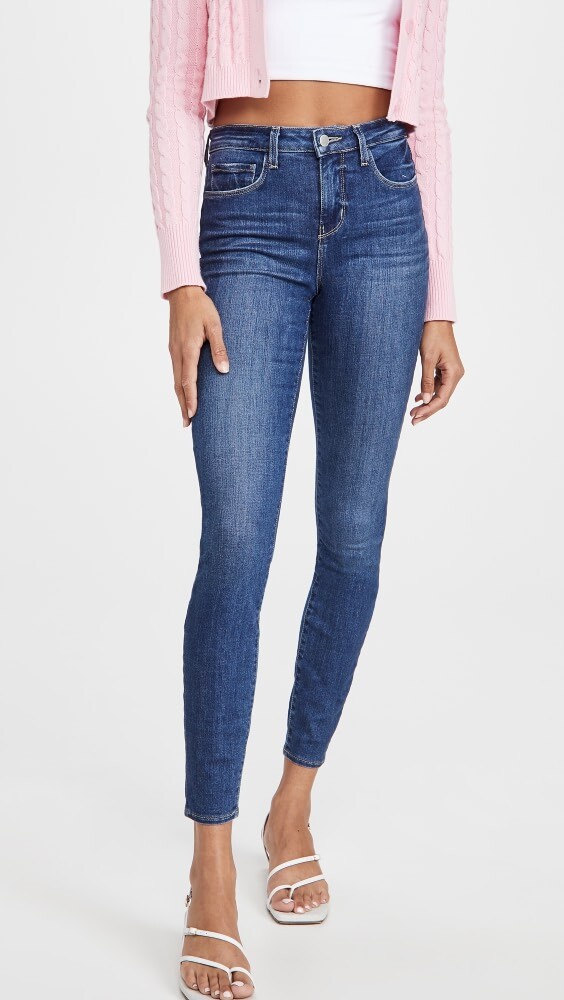 

Джинсы L'AGENCE Marguerite High Rise Skinny
