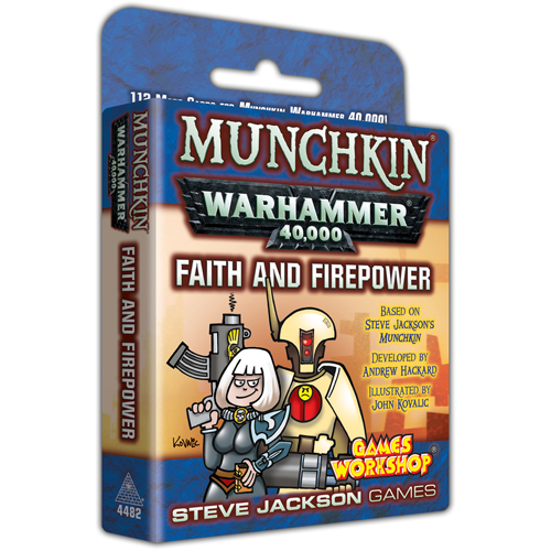 Настольная игра Munchkin Warhammer 40000: Faith And Firepower Steve Jackson Games настольная игра super munchkin guest artist edition steve jackson games