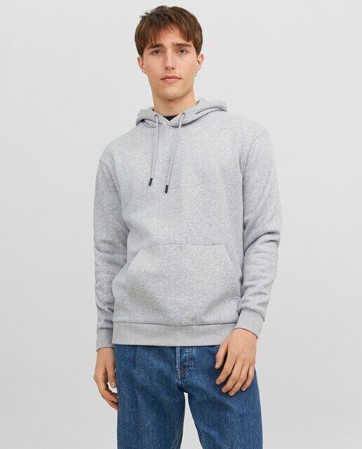 

Мужская толстовка с капюшоном Jack & Jones, светло-серый
