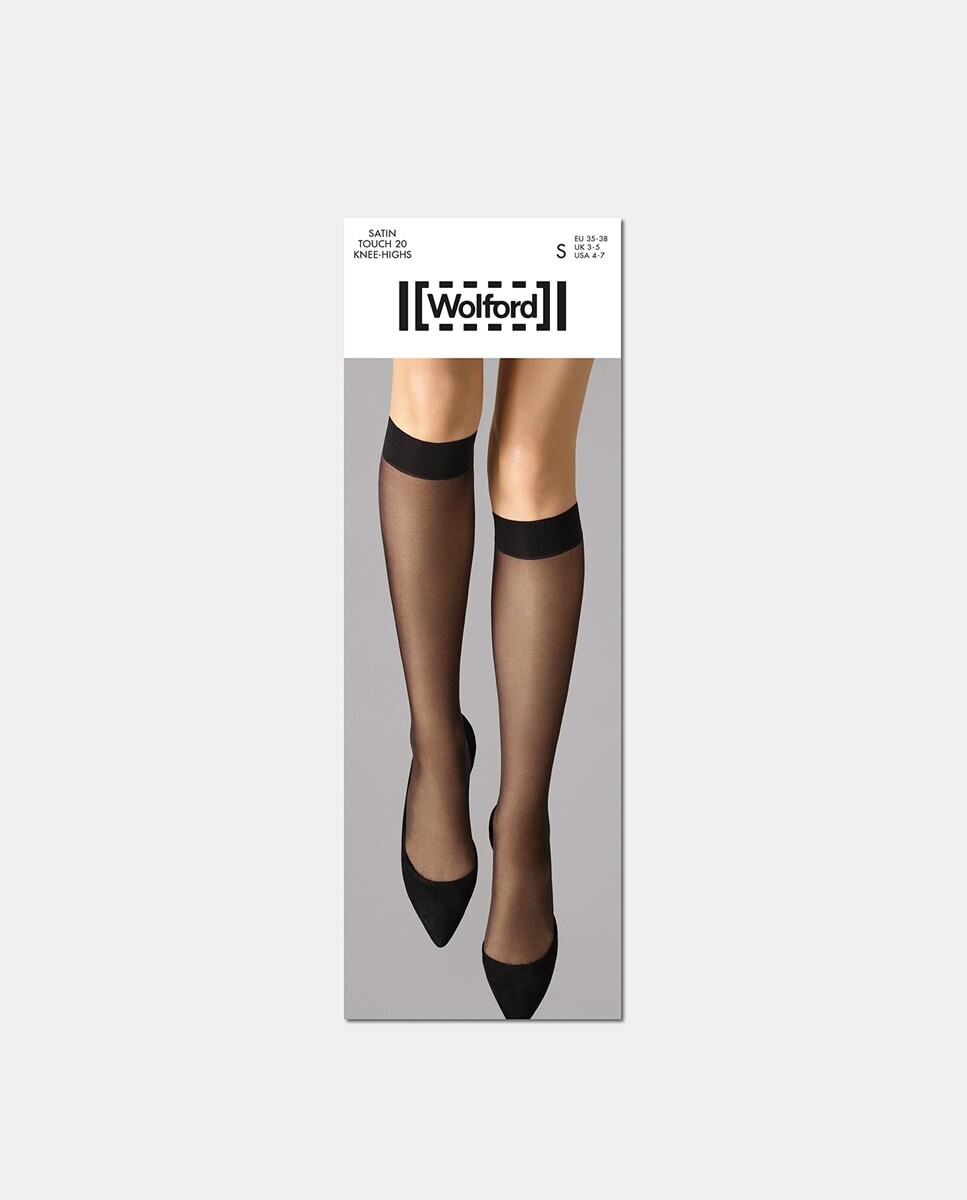 

Глянцевый чулок Wolford плотностью 20 ден Wolford, черный