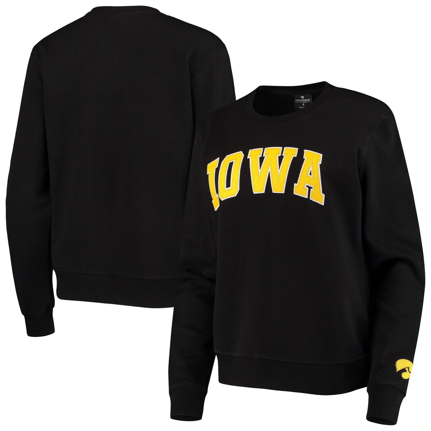 

Женский пуловер Colosseum Black Iowa Hawkeyes Campanile свитшот Colosseum