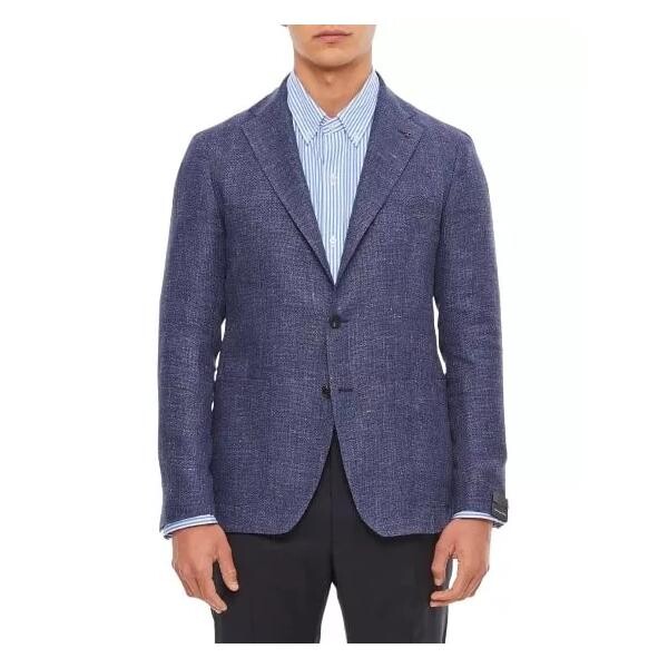 

Куртка montecarlo single-breasted blazer Tagliatore, синий