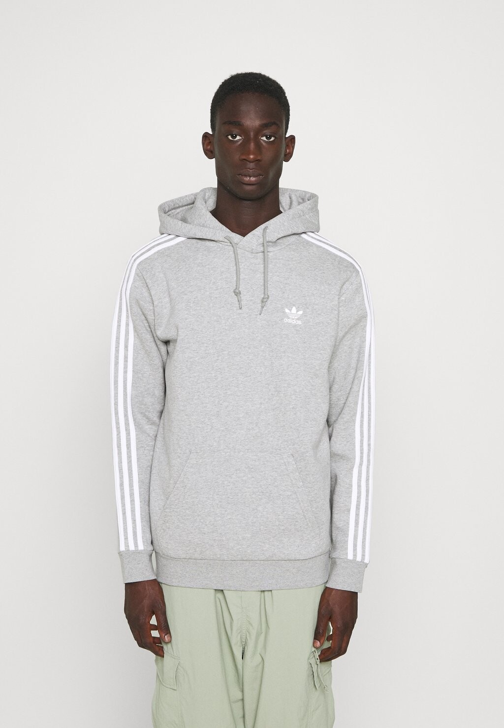 

Толстовка с капюшоном adidas Originals, серый меланж