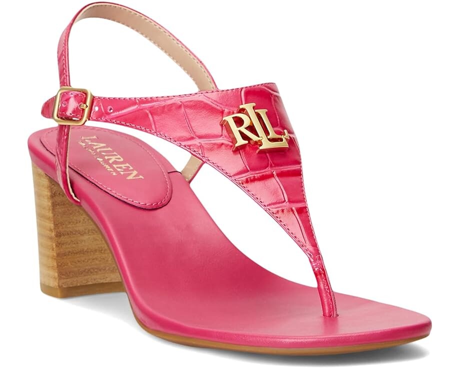 

Туфли LAUREN Ralph Lauren Westcott II Heel Sandal, цвет Sport Pink