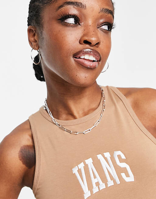 

Коричневая майка Vans Varsity эксклюзивно на ASOS