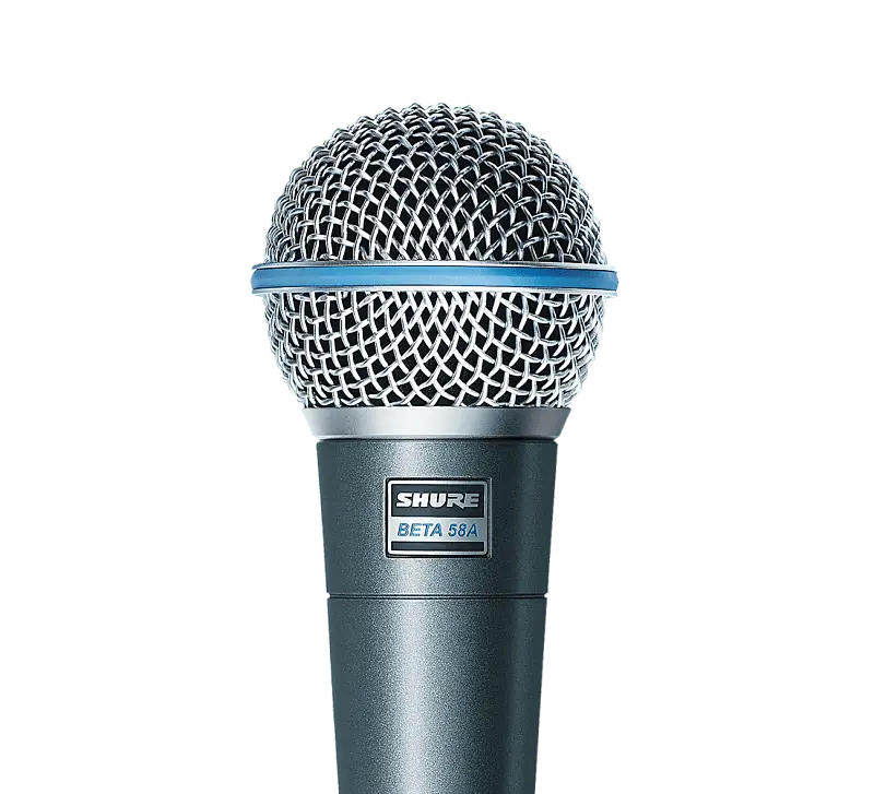 

Кардиоидный динамический вокальный микрофон Shure BETA 58A Handheld Supercardioid Dynamic Microphone