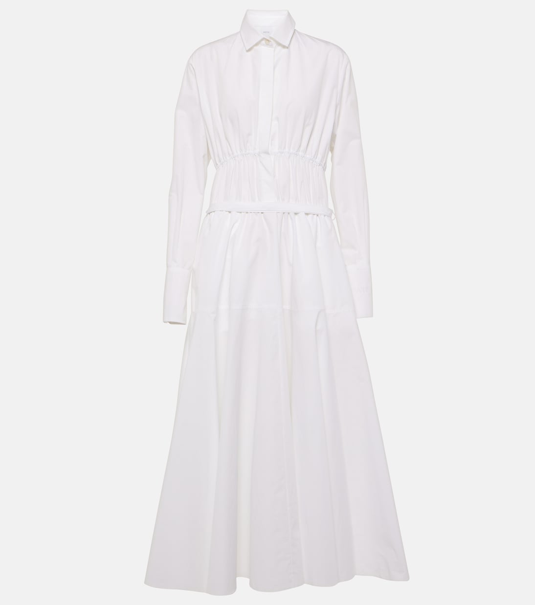 цена Хлопковое платье-рубашка Patou, белый