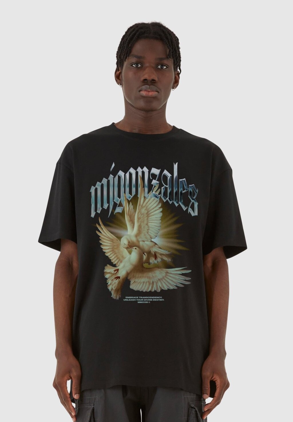 

Футболка с принтом SPIRIT OVERSIZED MJ Gonzales, черный