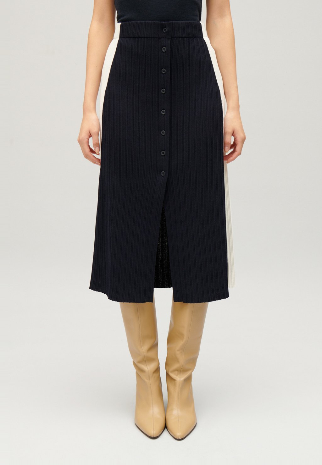 

Юбка-колокольчик Two-Tone Midi Claudie Pierlot, цвет bicolore