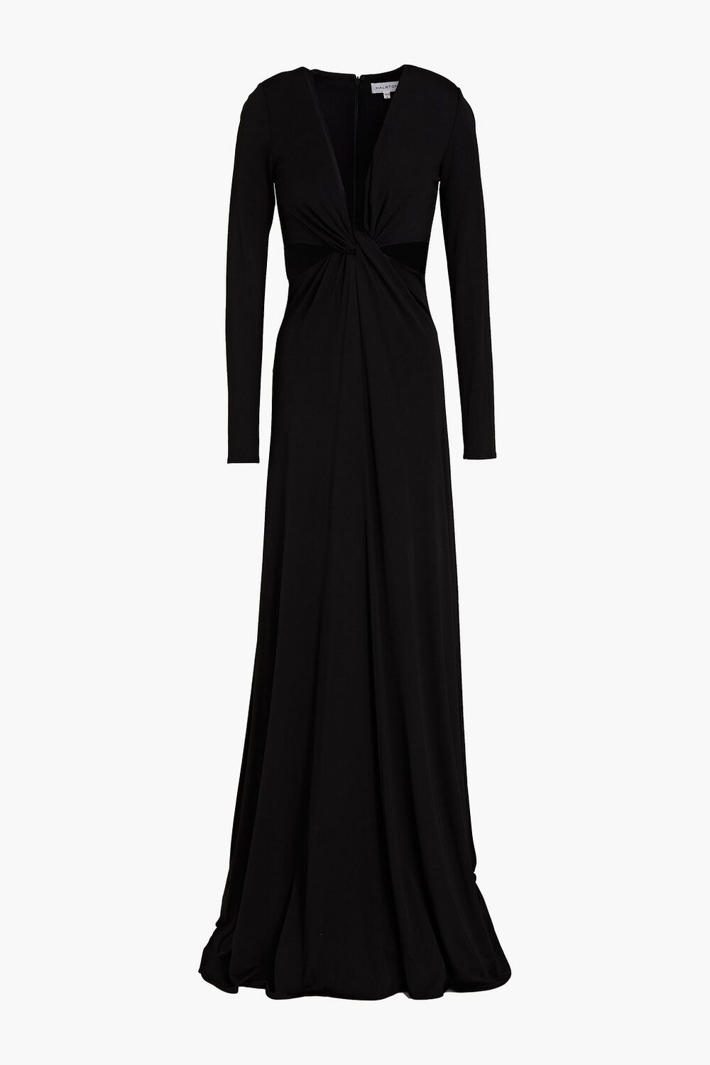 

Платье Andie из перекрученного джерси HALSTON, черный