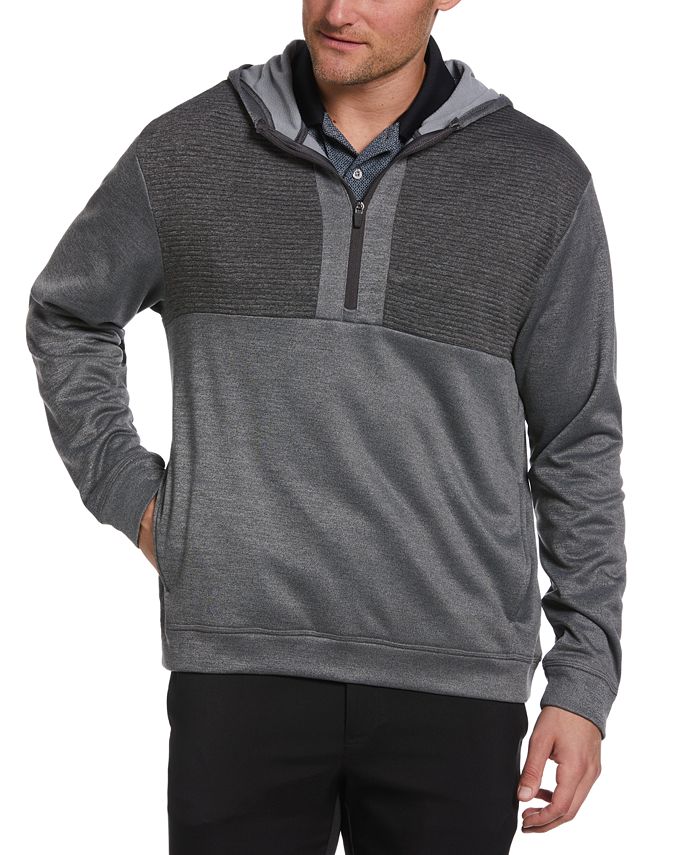 Мужской профессиональный трикотажный пуловер с молнией на четверть, толстовка для гольфа Performance PGA TOUR, серый