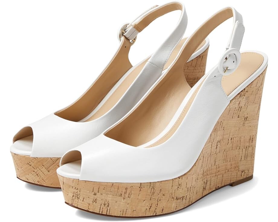 

Туфли Veronica Beard Dali Peep To, цвет Coconut