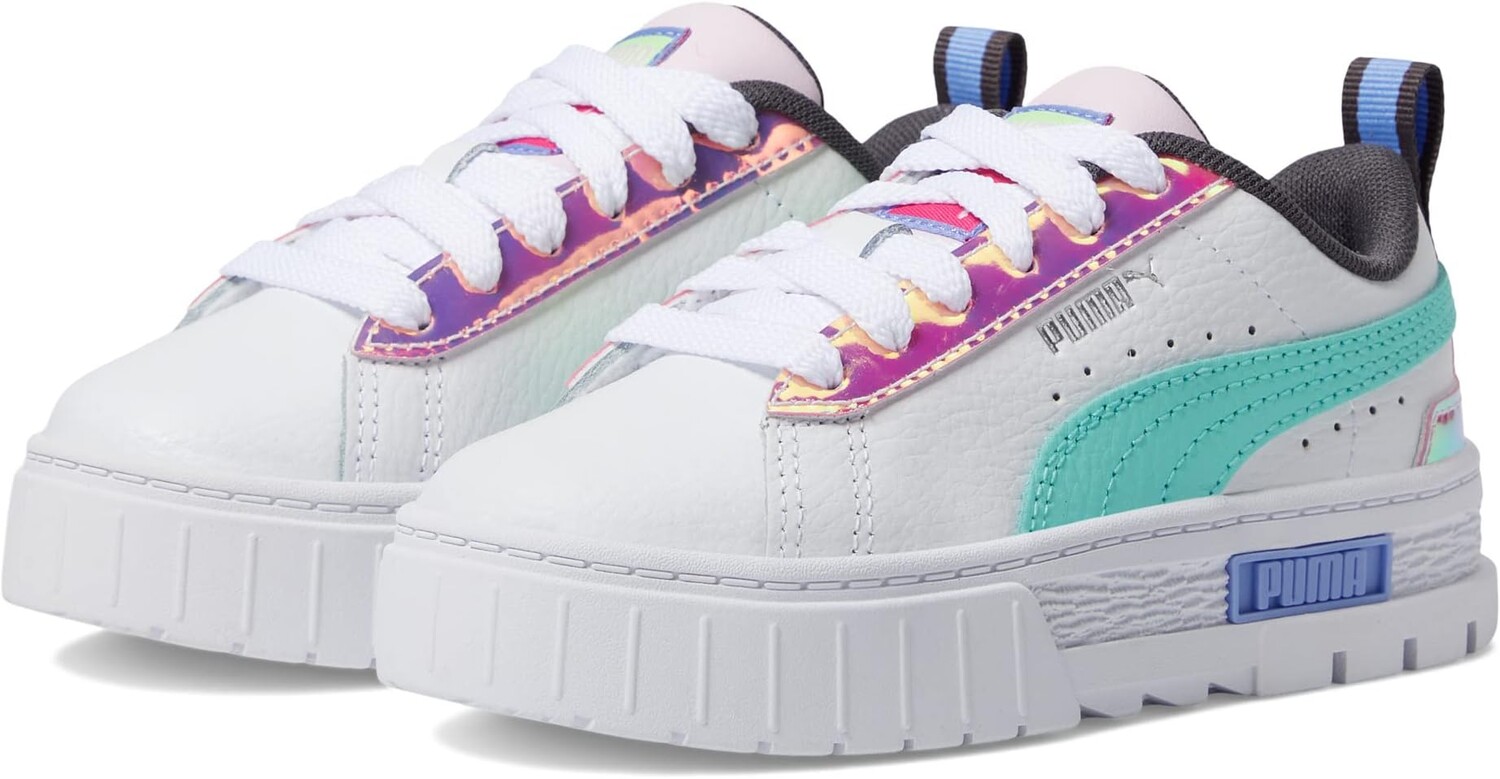 

Кроссовки Mayze Glowing PUMA, цвет Puma White/Electric Peppermint