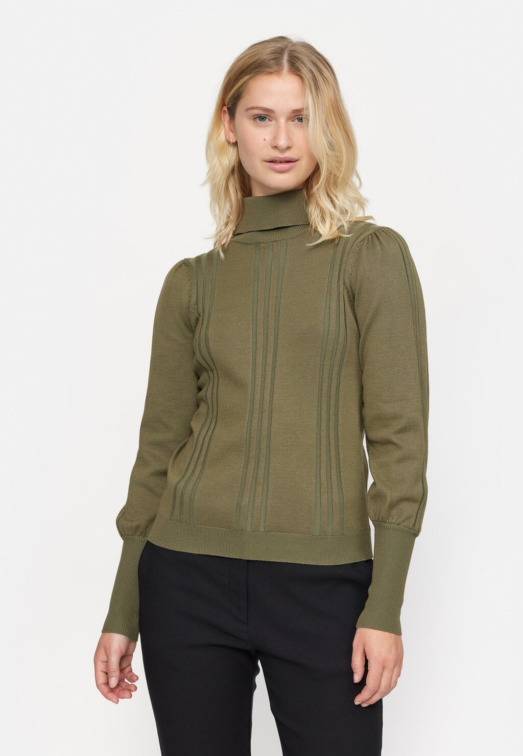 

Свитер SRMORGAN ROLLNECK Soft Rebels, жженый оливковый, Зеленый