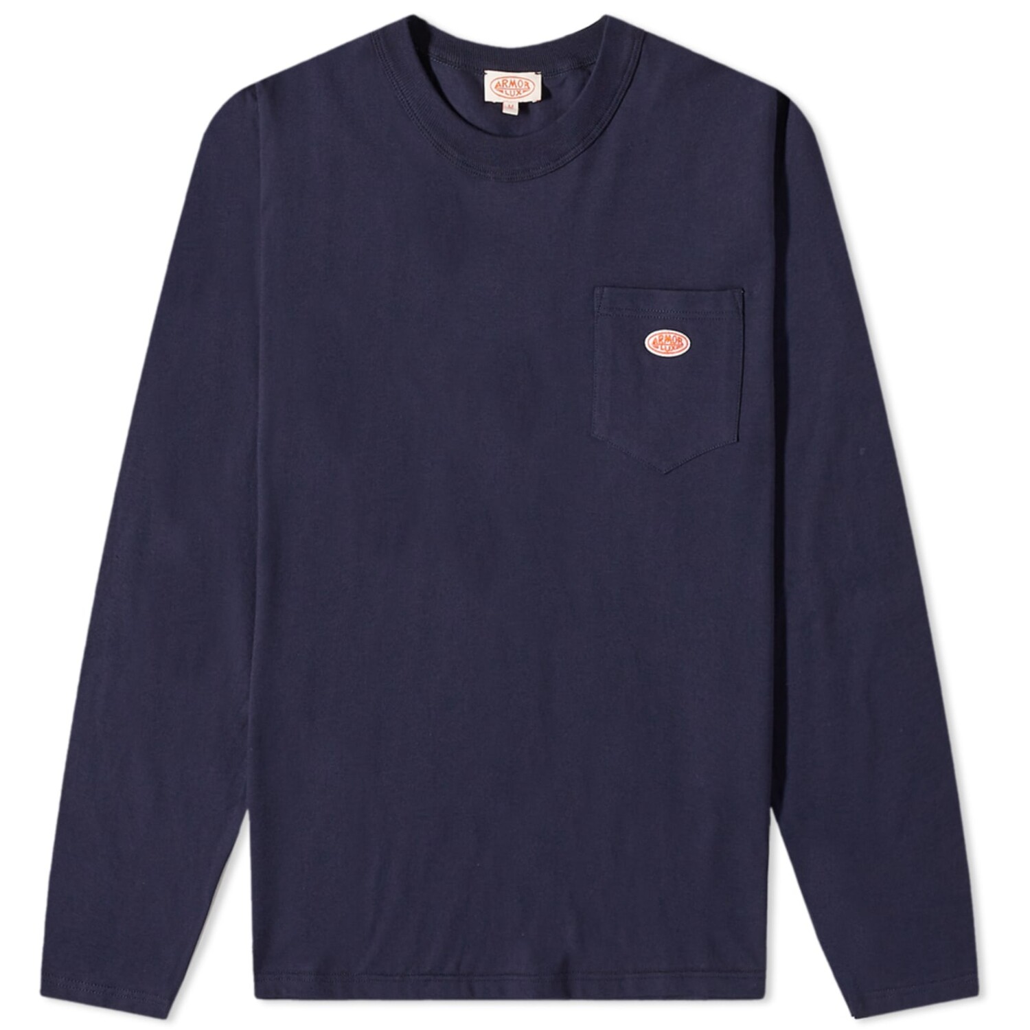 

Футболка Armor-Lux Long Sleeve Logo Pocket, темно-синий