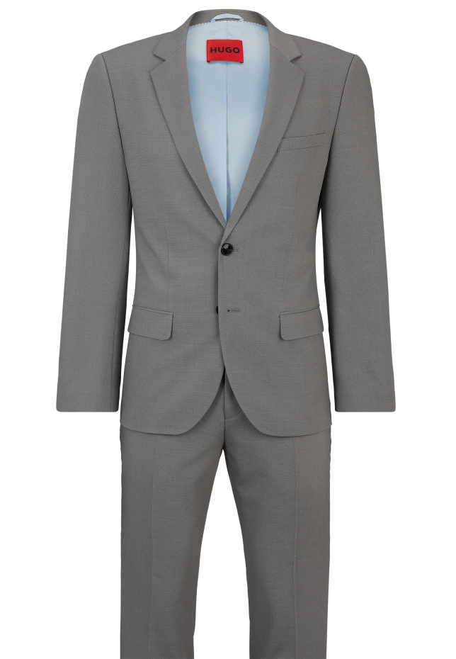 

Деловой костюм henry/getlin232x slim fit Hugo, серый