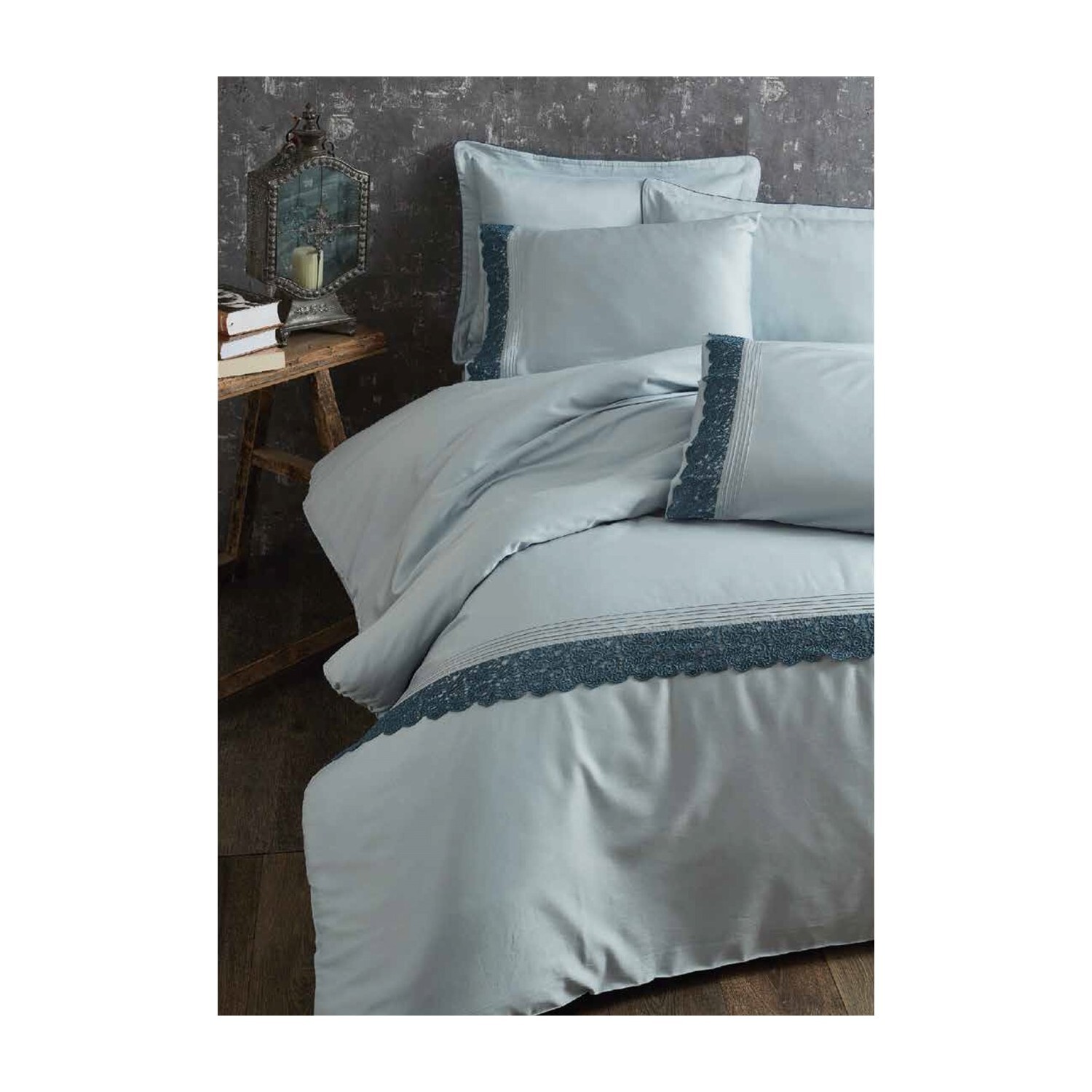 

Комплект постельного белья из органического хлопка Ecocotton — Simay Blue
