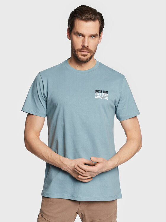 

Футболка стандартного кроя Guess, синий