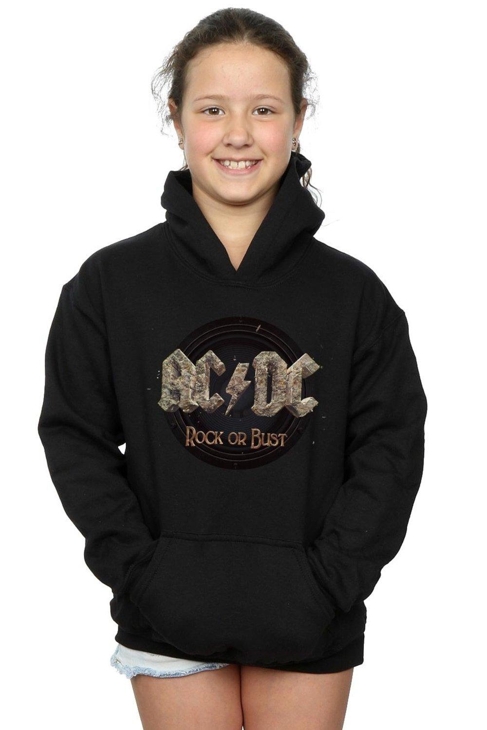 Толстовка Rock Or Bust AC/DC, черный виниловая пластинка lp ac dc rock or bust