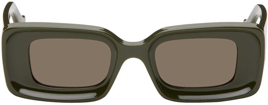 Зеленые прямоугольные солнцезащитные очки Anagram Loewe очки fubag glasses g зеленые 31640