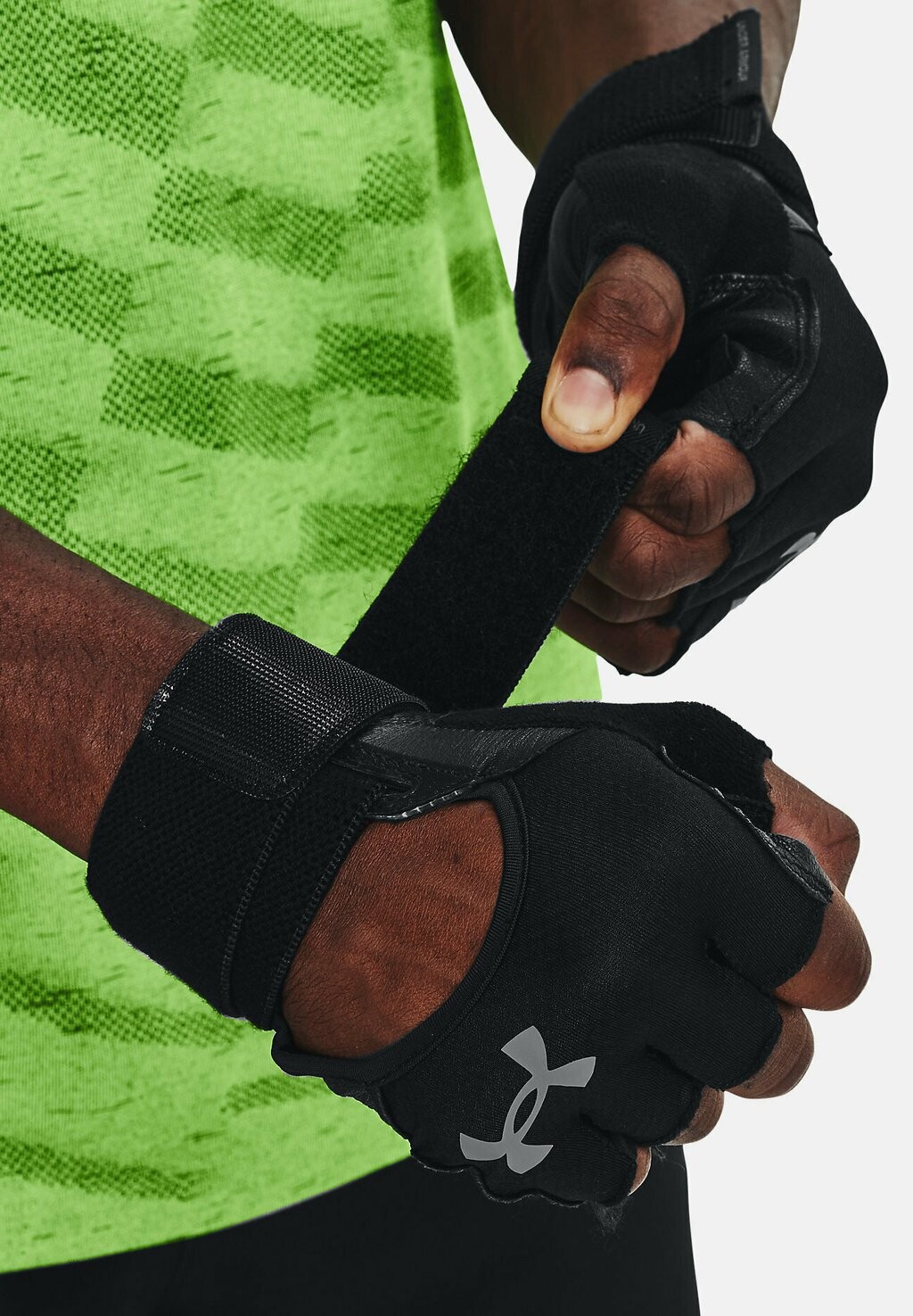 

Перчатки с короткими пальцами HALF FINGER WEIGHTLIFTING Under Armour, цвет black