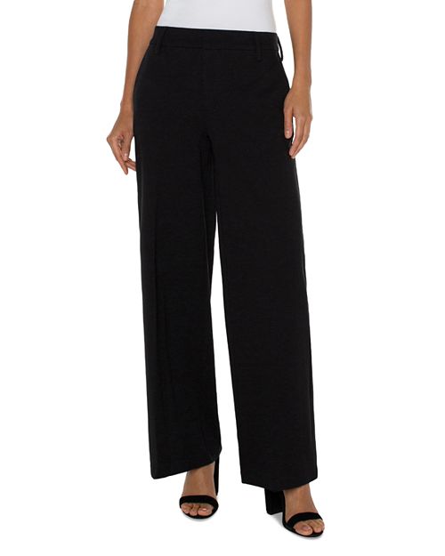 Широкие брюки с высокой посадкой Kelsey Liverpool Los Angeles, цвет Black