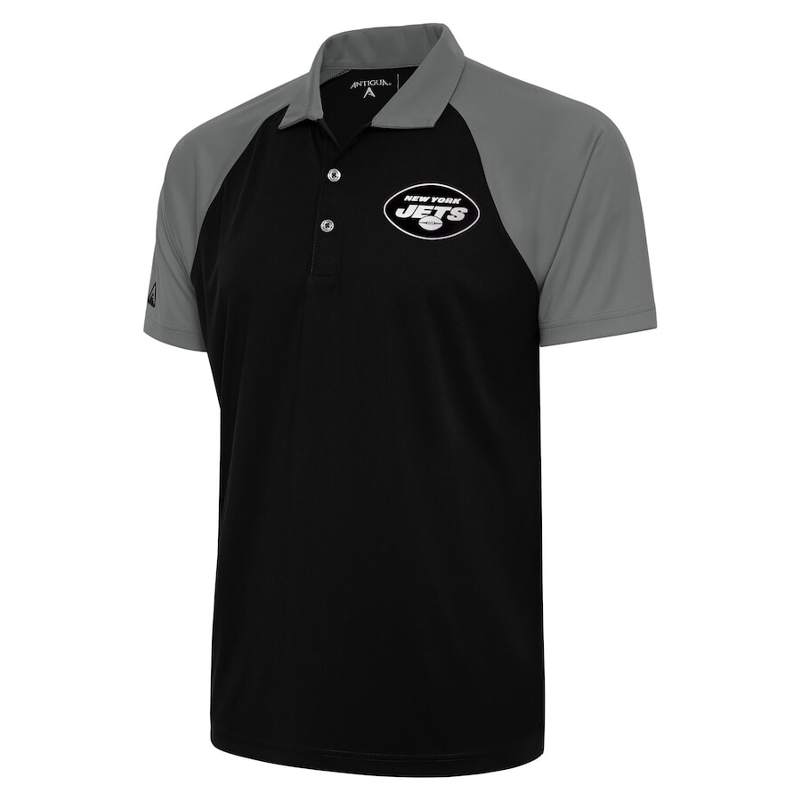 

Поло с коротким рукавом Antigua New York Jets, черный