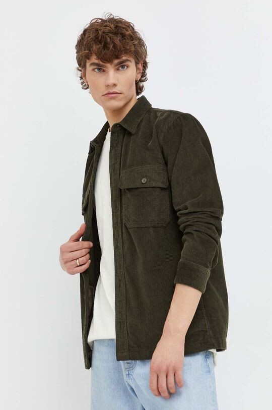 

Компания Холлистер вельветовая рубашка Hollister Co., зеленый
