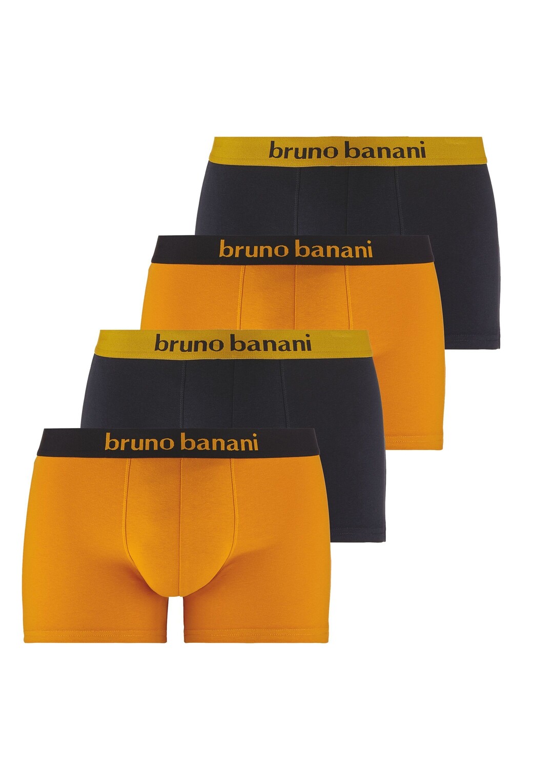 

Трусы Bruno Banani Retro Short/Pant Flowing, цвет Goldgelb/Schwarz