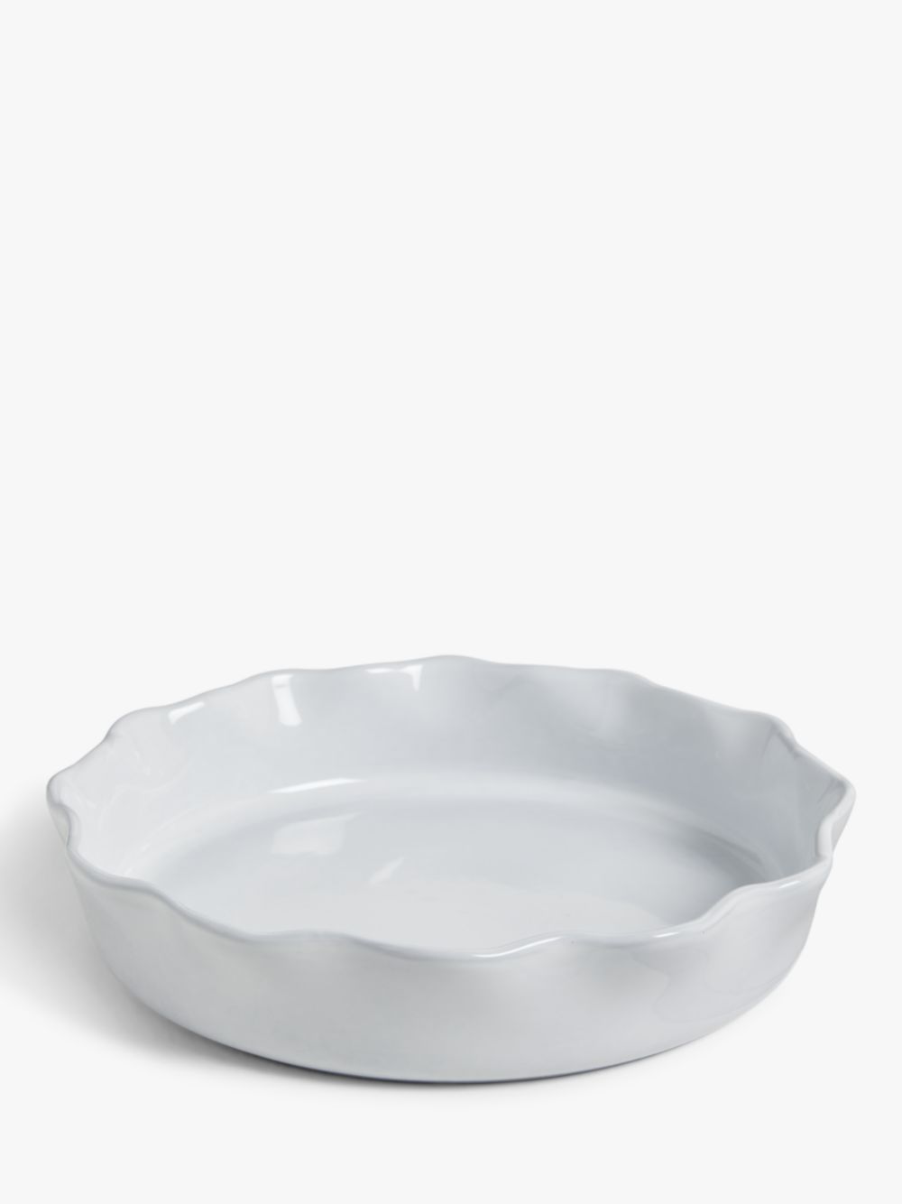 Круглая форма для пирога из переработанной керамики John Lewis, 27 см, белая круглая форма для пирога 24 см tefal chefclub j5679602