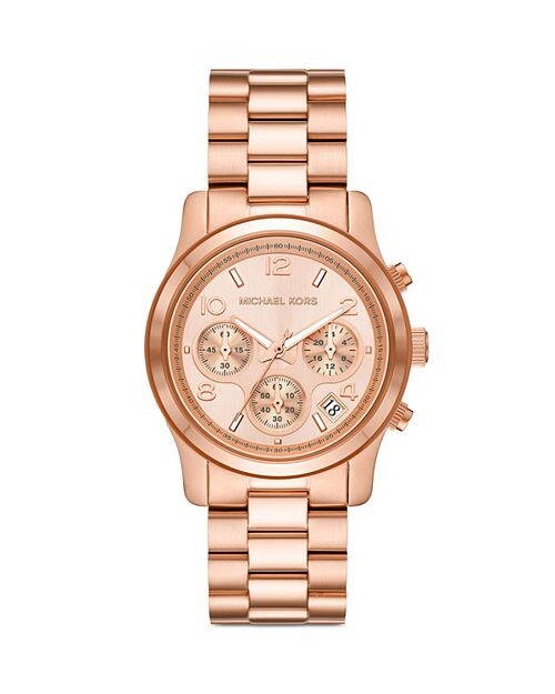 

Подиумный хронограф, 38 мм Michael Kors, цвет Pink