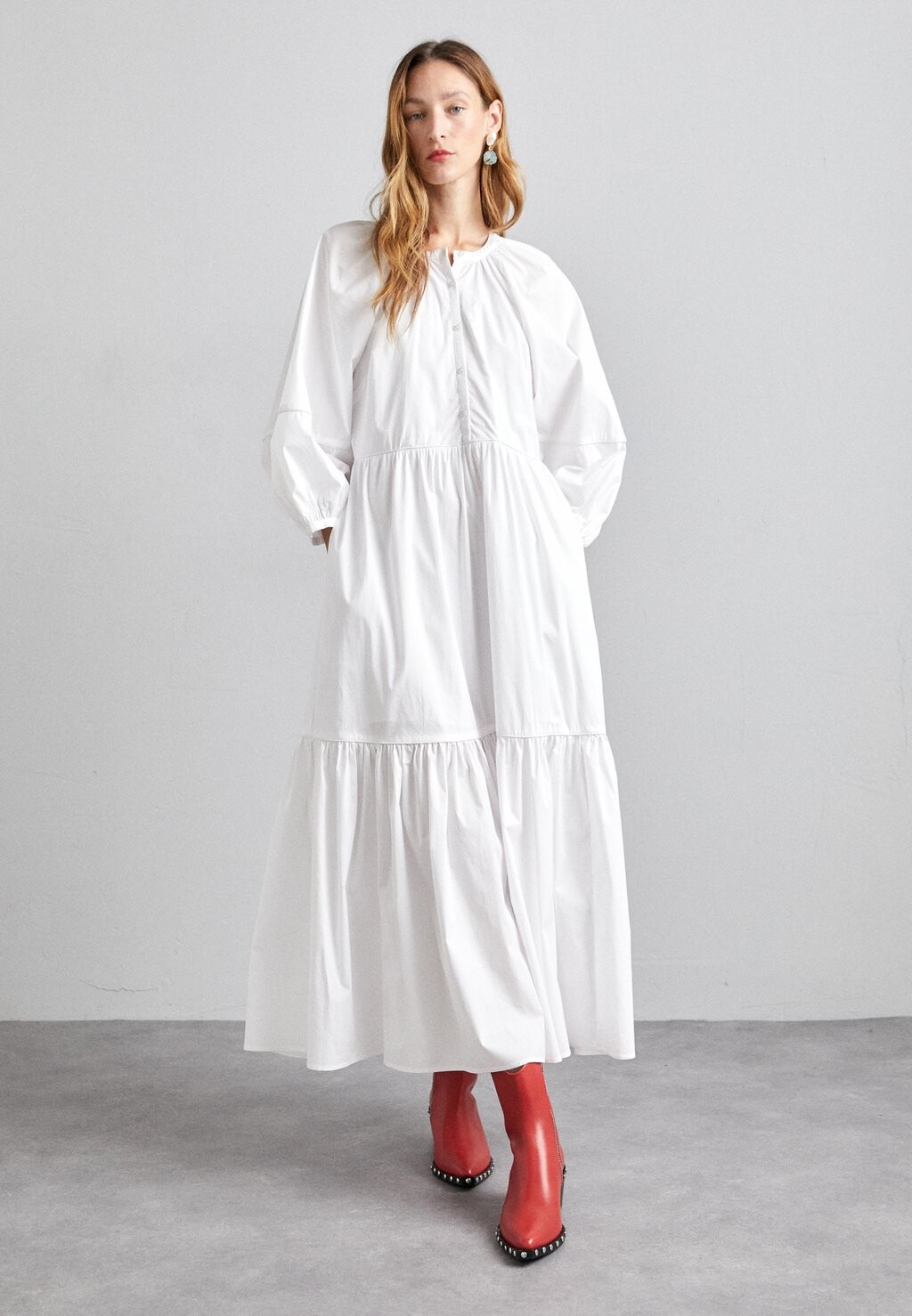 

Платье летнее Demi Dress STAUD, белый