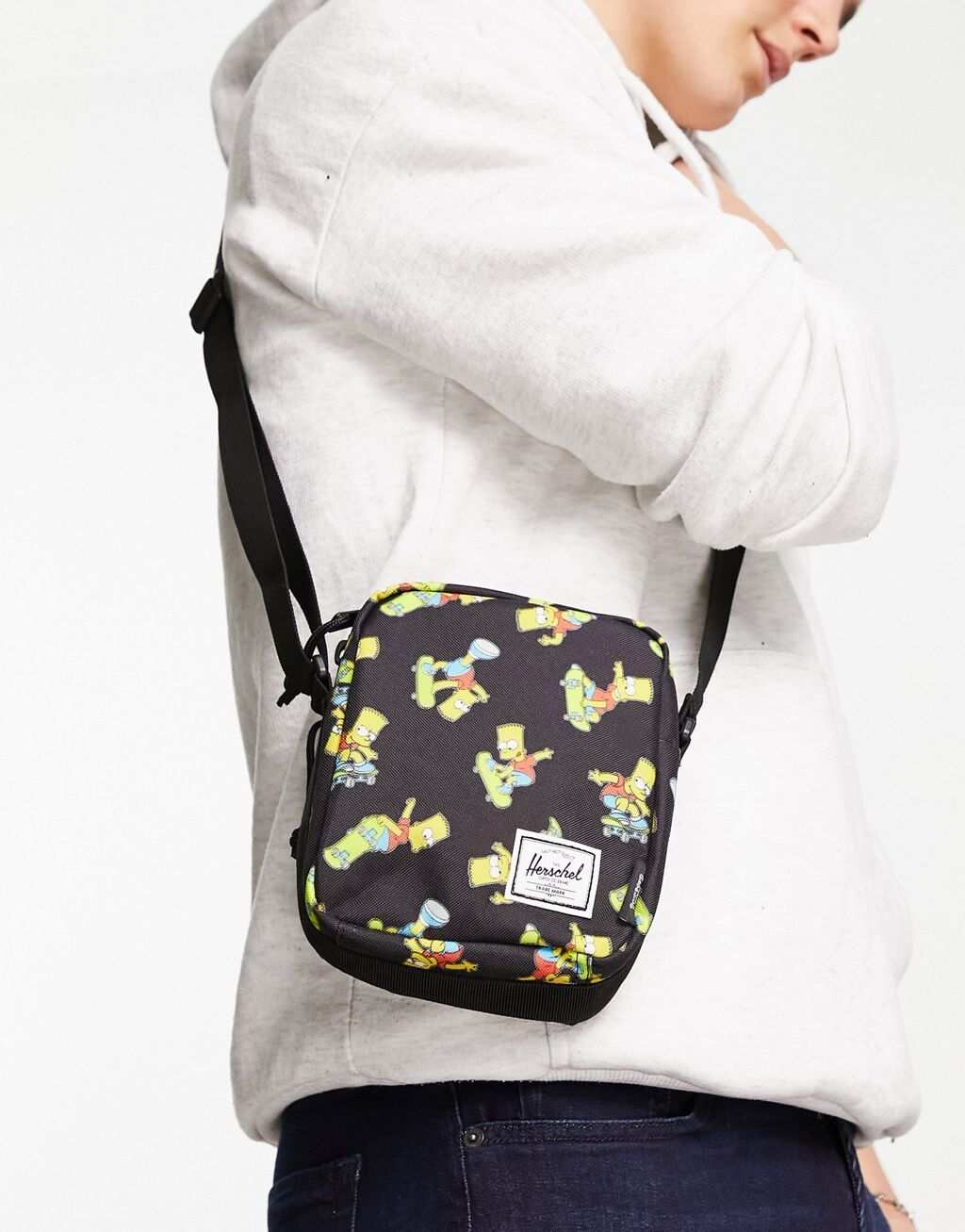 

Черная сумка через плечо Herschel Supply Co Bart Simpson