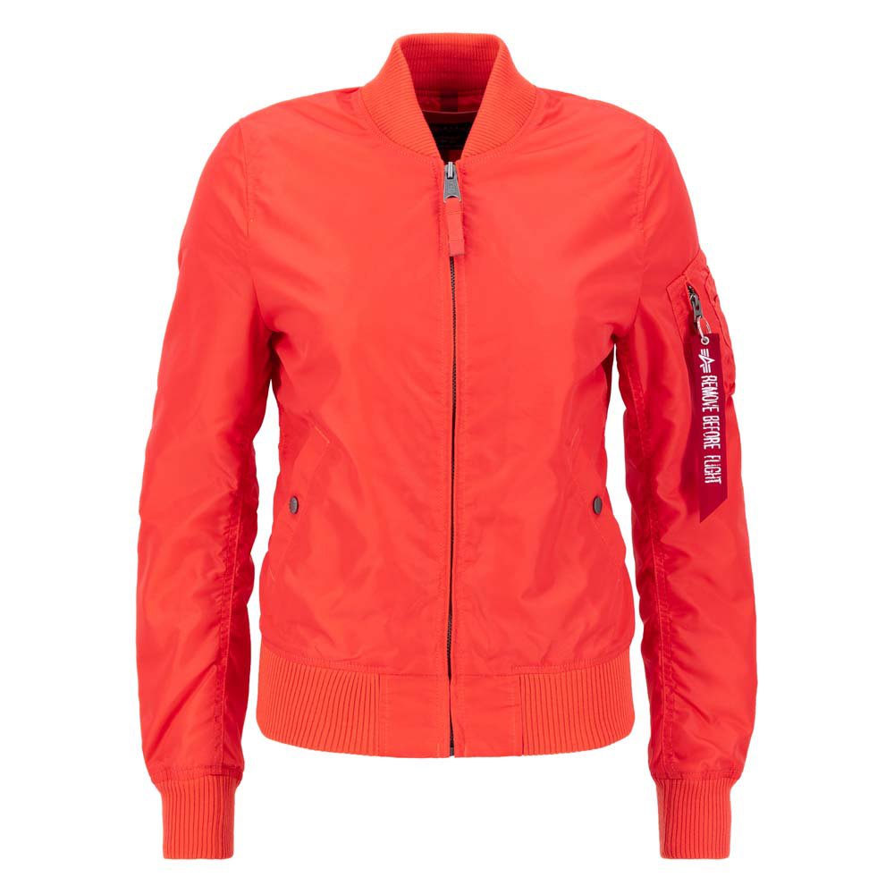 цена Куртка Alpha Industries MA-1 TT, оранжевый