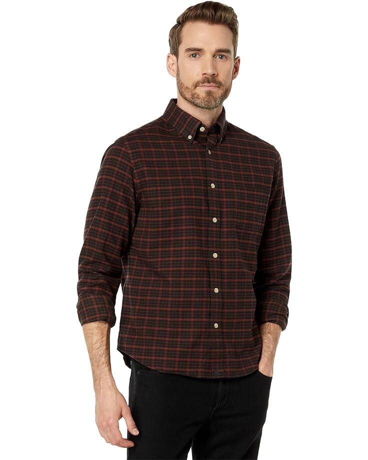 

Рубашка UNTUCKit Flannel Martino Shirt, черный