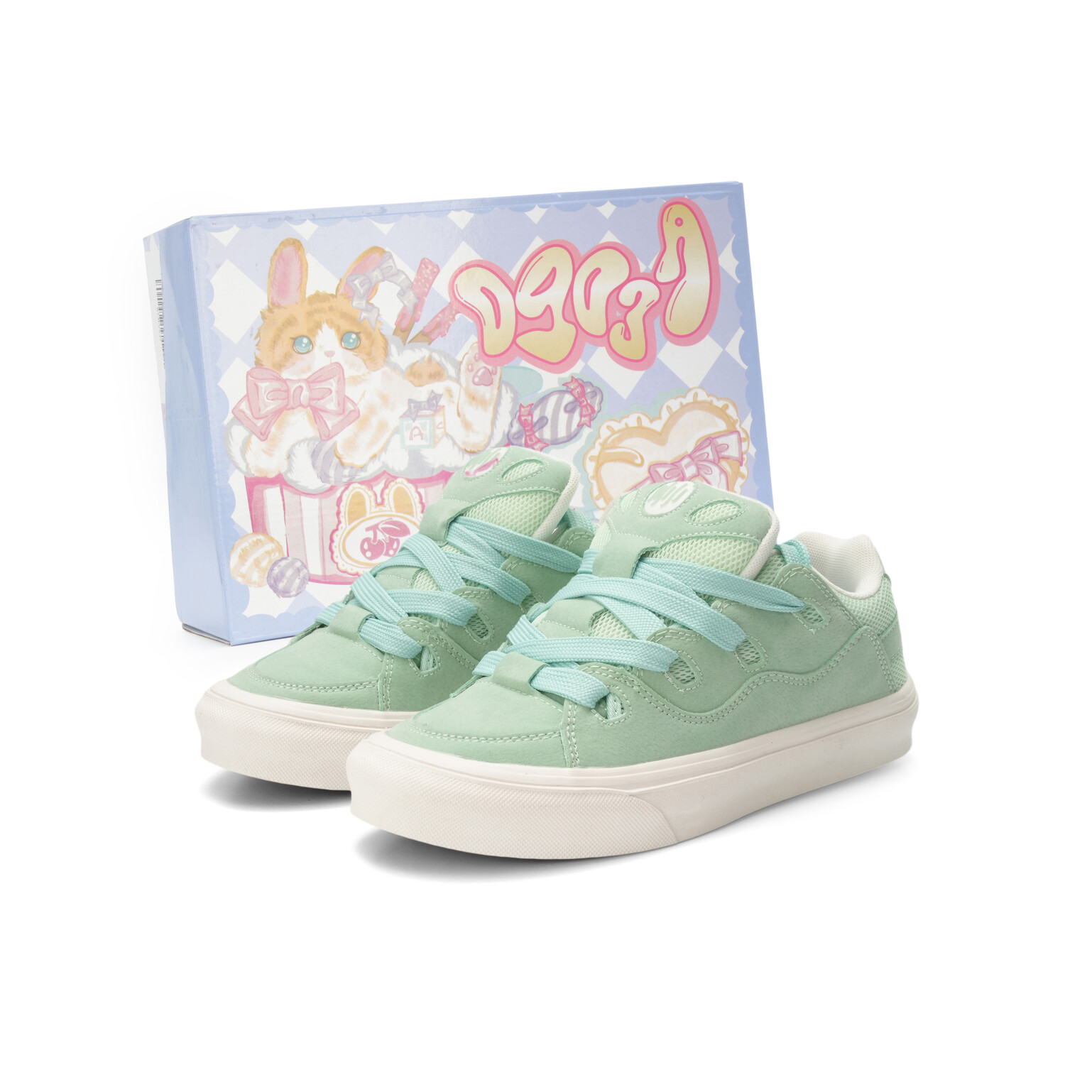 

Кроссовки 0903A Skateboarding Shoes Unisex, светло-зеленый