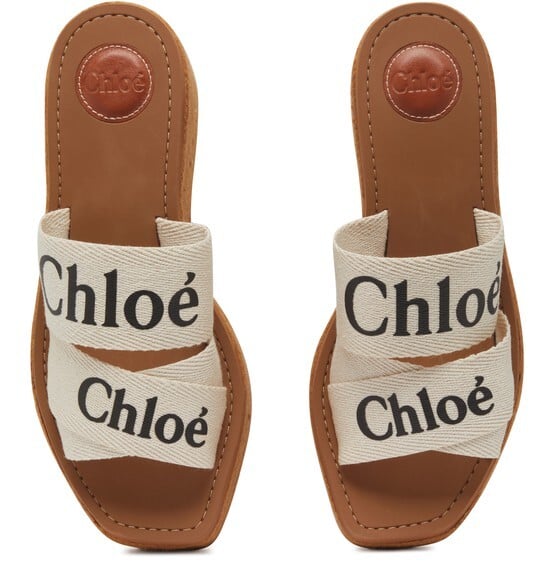 

Мюли Woody Chloé, белый
