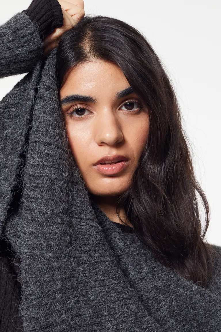

Платье эластичного трикотажа H&M, черный