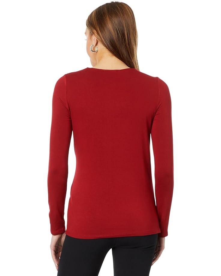 

Топ Karen Kane Drape Front Top, красный
