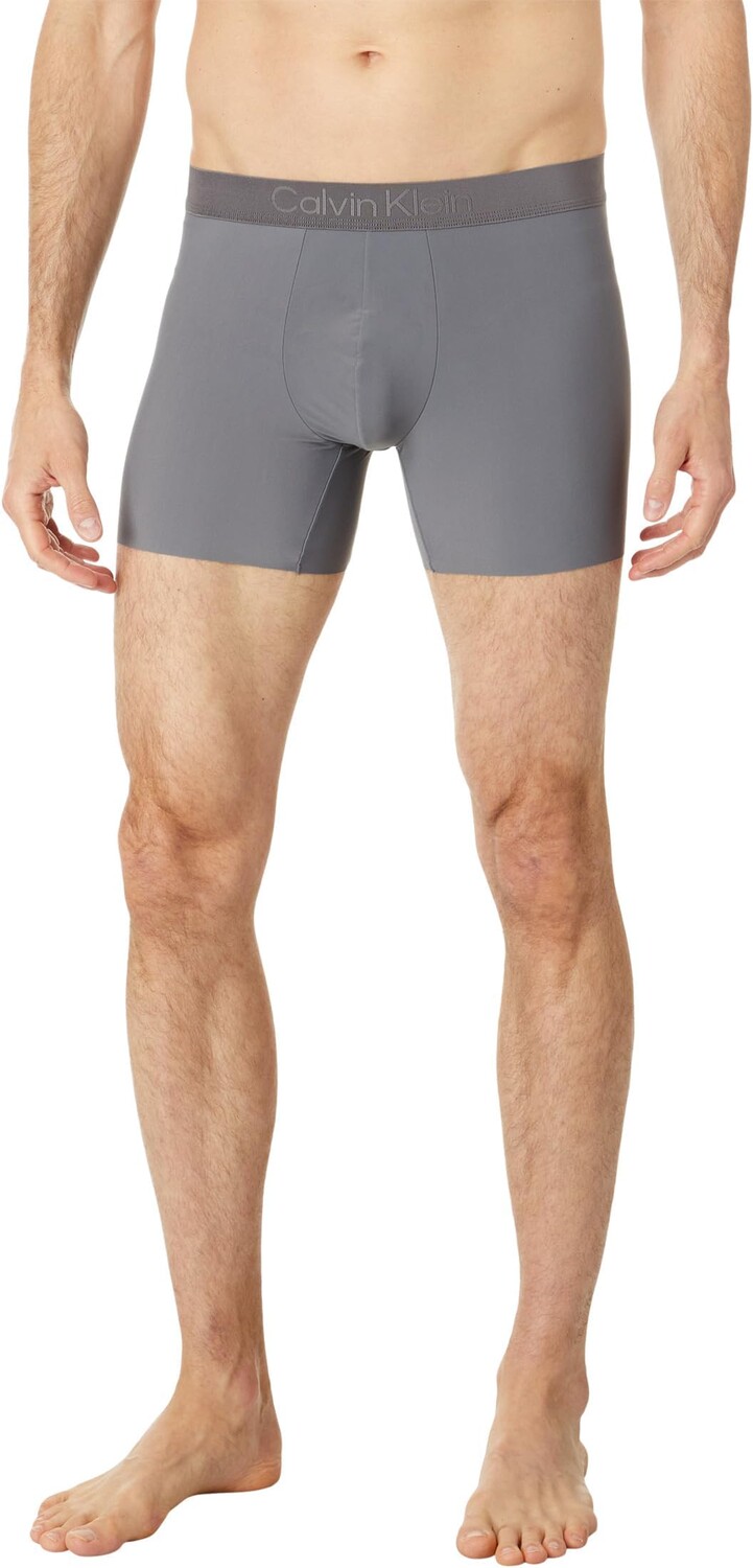 

Черные трусы-боксеры CK Micro Calvin Klein Underwear, цвет Grey Sky
