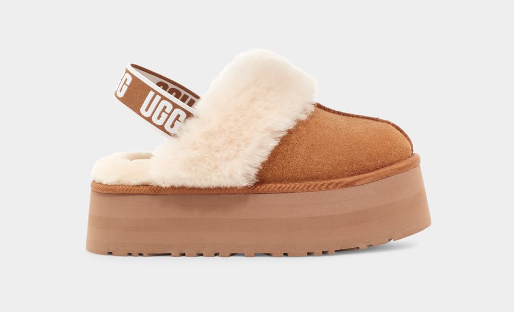 

Домашние тапочки Funkette UGG, коричневый