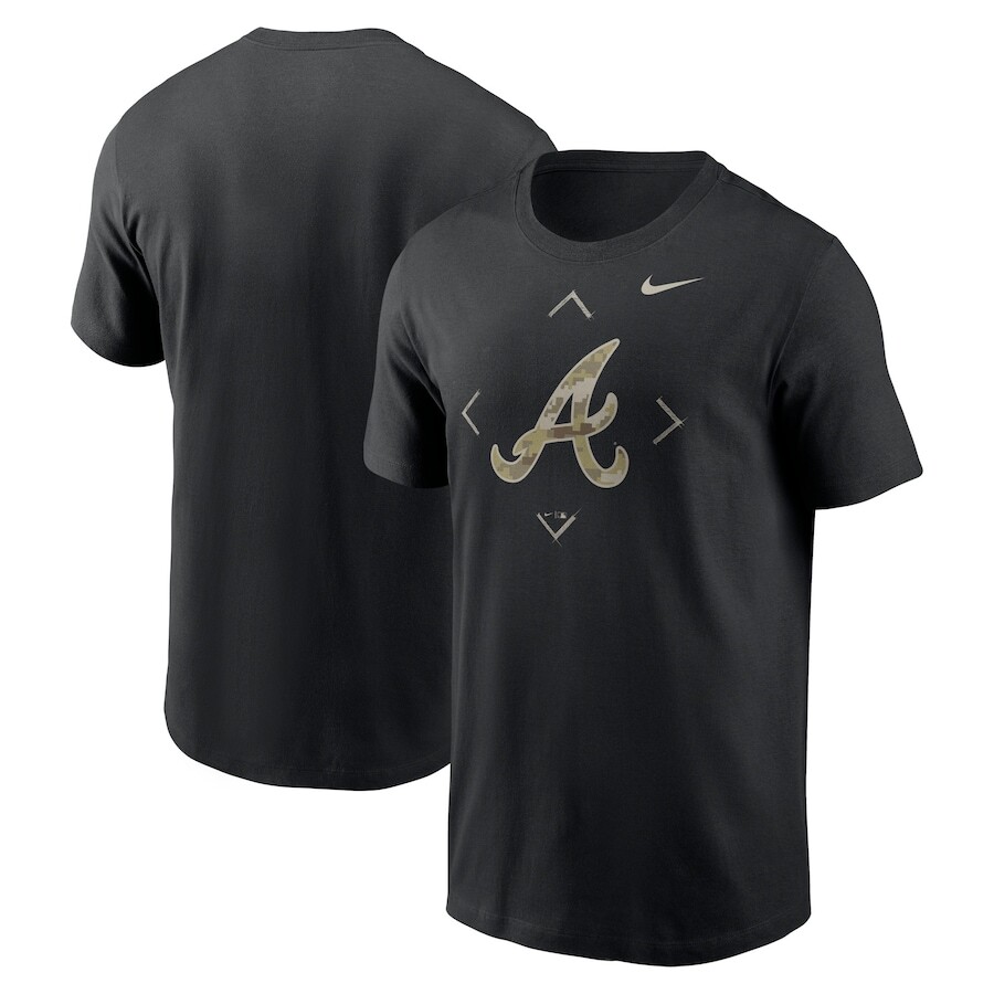 

Футболка с коротким рукавом Nike Atlanta Braves, черный