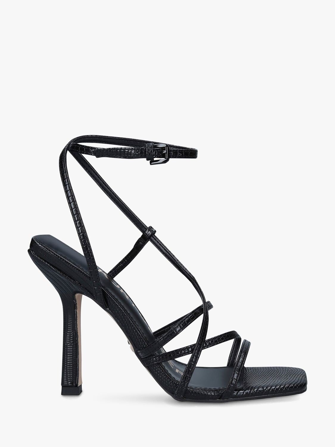 

Босоножки KG Kurt Geiger Alexa на каблуке с ремешками, черные