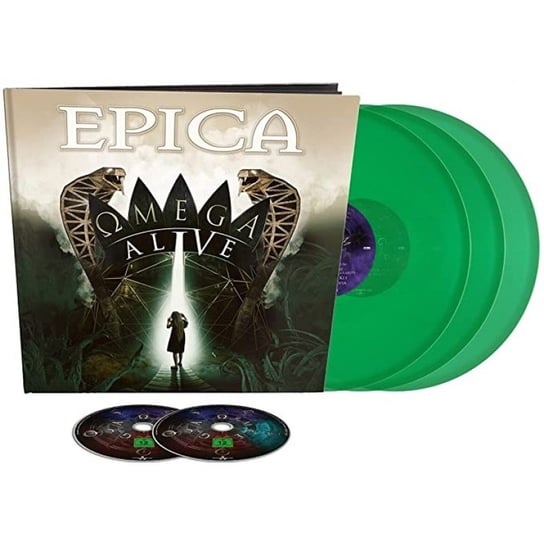 Виниловая пластинка Epica - Omega Alive (EARBOOK LIGHT GREEN VINYL) компакт диски nuclear blast epica omega alive 2cd