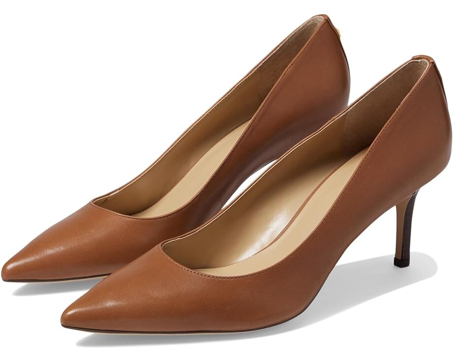 

Туфли LAUREN Ralph Lauren Lanette Pump, цвет Deep Saddle Tan Super Soft Leather
